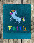 Unicorn Personalised Towels