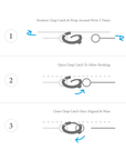 Union Anchor Double Silver Chain Bracelet