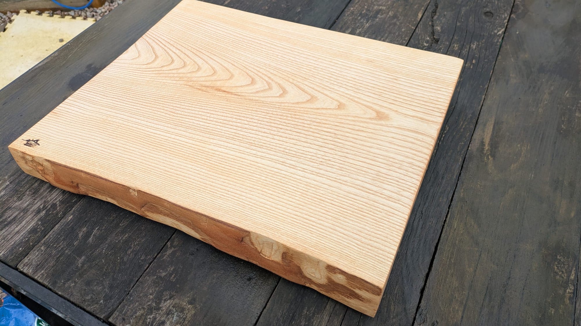 Super thick ash chopping board