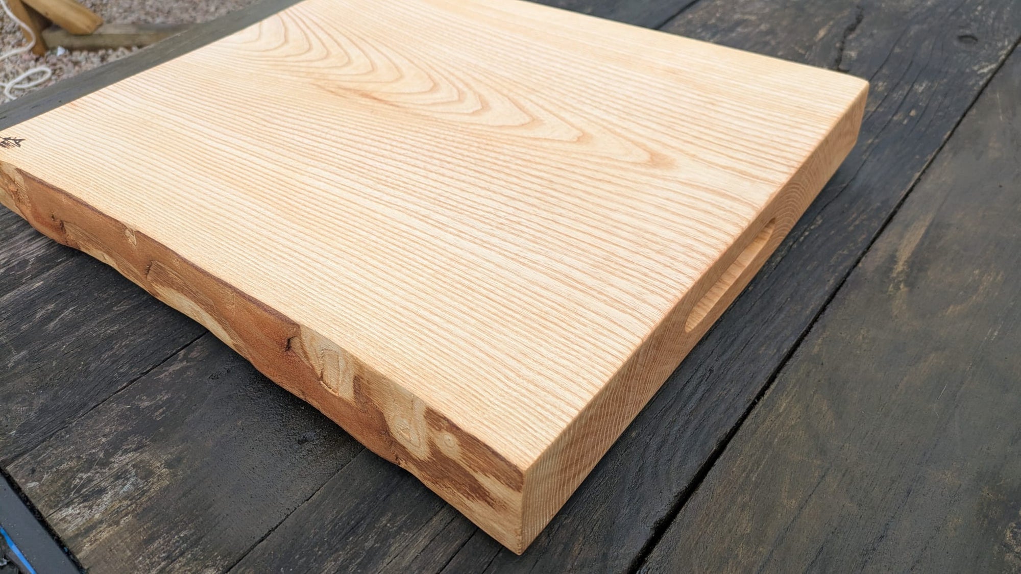 Super thick ash chopping board