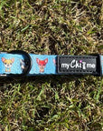 Blue Chihuahua Print Exclusive Designer Collar by My Chi and Me