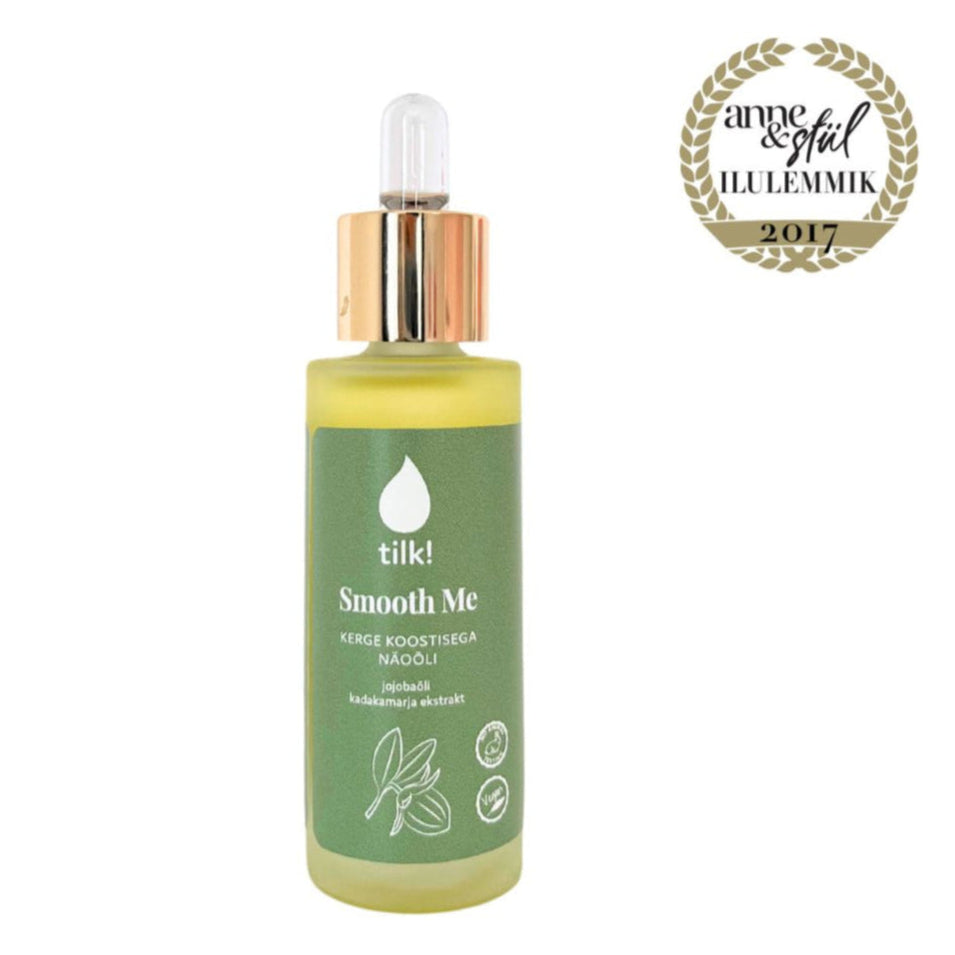 Smooth Me Unisex Face Oil – Natural Glow & Soft Skin by Tilk! at www.brixbailey.com