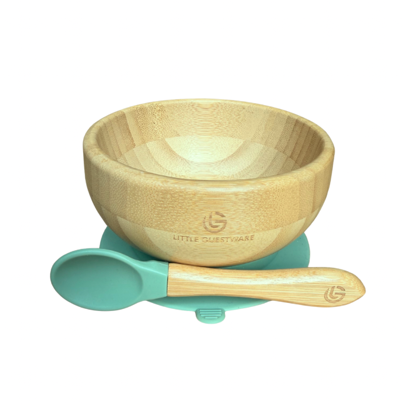 Fox Bamboo Feeding Set - Plate, Bowl, Spoon &amp; Fork Gift Set