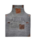 Fremont Leather Canvas Utility Apron for Work & Craft