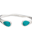 Athena Classic Bangle Silver Turquoise