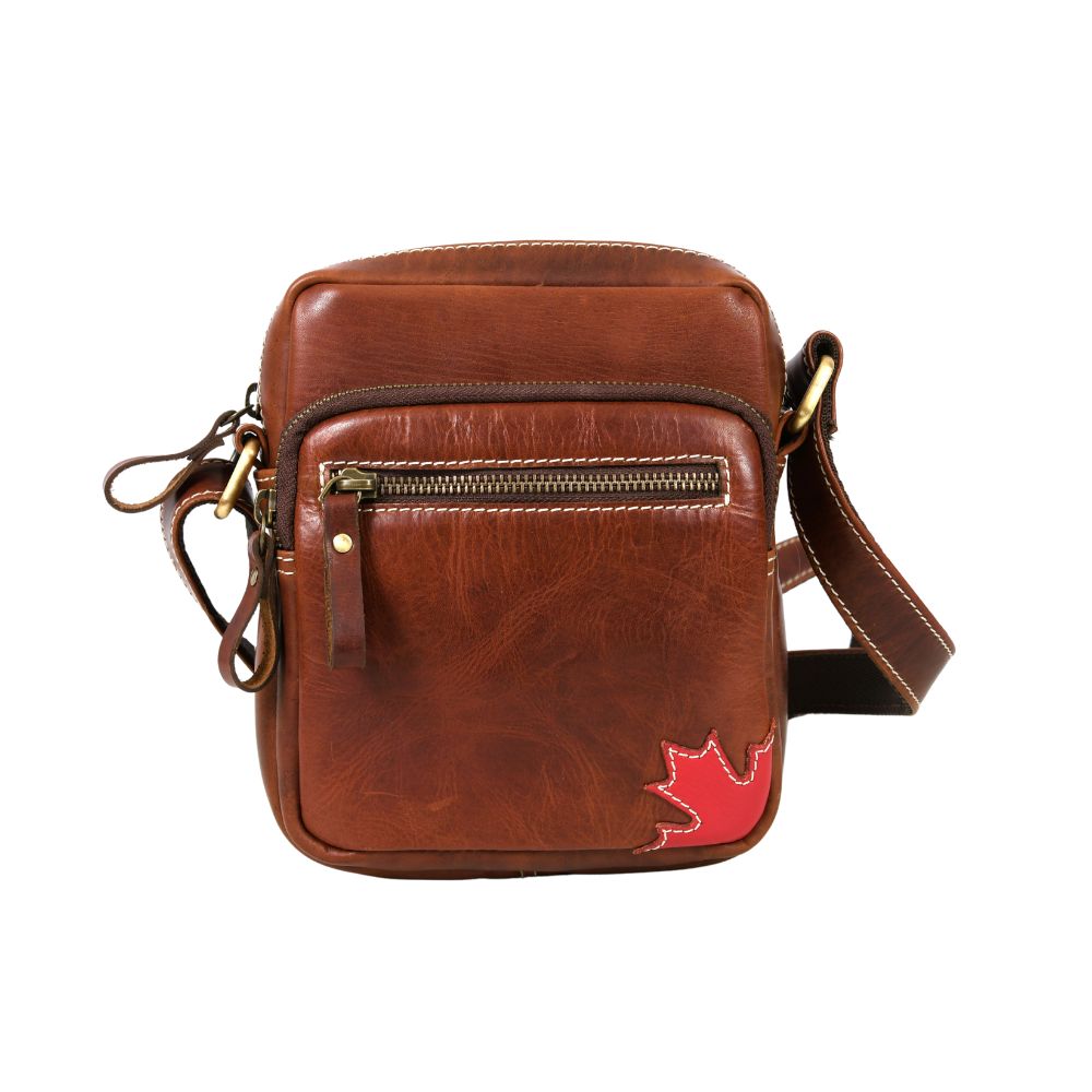 Leather Flight Crossbody Bag – Stylish &amp; Travel Ready