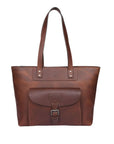 Voyager Leather Tote Bag – Premium Full Grain Cow Leather