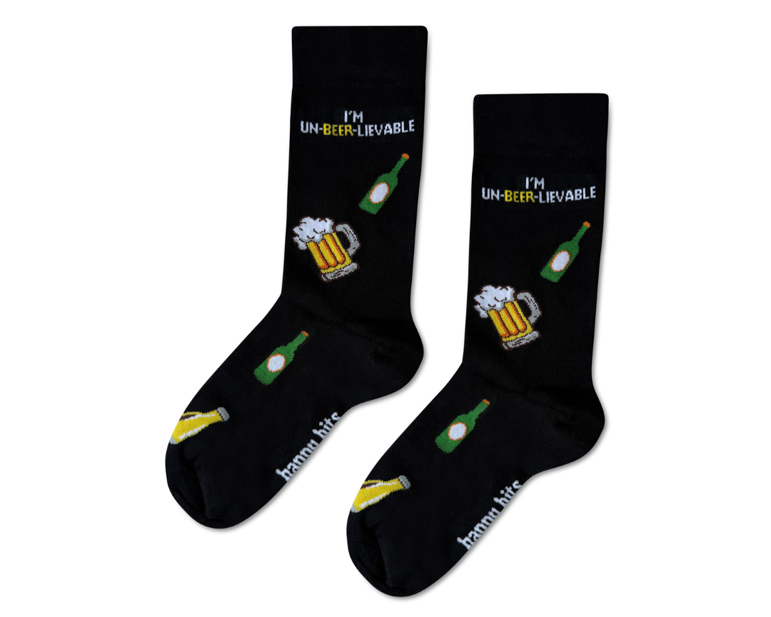 I'm Un-Beer-Lievable Bamboo Socks