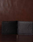 The Pinnacle Wallet - Brown Slim Money Clip Pebble Grain Leather Wallet