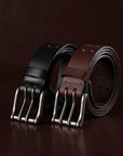 The Double Hole Belts - 2 PC Gift Set