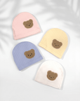 Boucle Bear Hat Super Soft Ribbed