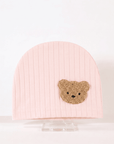 Boucle Bear Hat Super Soft Ribbed