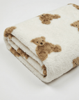 Bear Fleece Minky Blanket Super Soft
