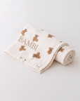 The Bear Muslin Blanket Swaddle