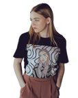 Unisex Organic Cotton T Shirt with Illustration