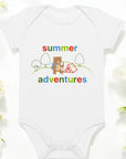 Summer Adventures Bodysuit in White