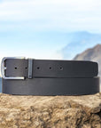 Size Your Own Belt - 100% Full-Grain Leather Strap With Heavy Duty Buckle