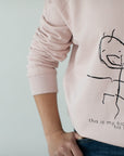 Personalised Sweatshirt with Your Child Drawing