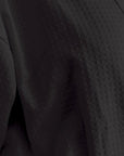 NNEDSZ Jason 240GSM Waffle Polyester Cotton Kimono Ebony-1