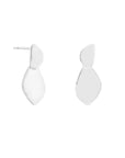 Pebble Link Studs Silver