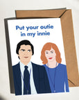Put Your Outie In My Innie Helly and Mark Severance Card - Anniversary Valentines
