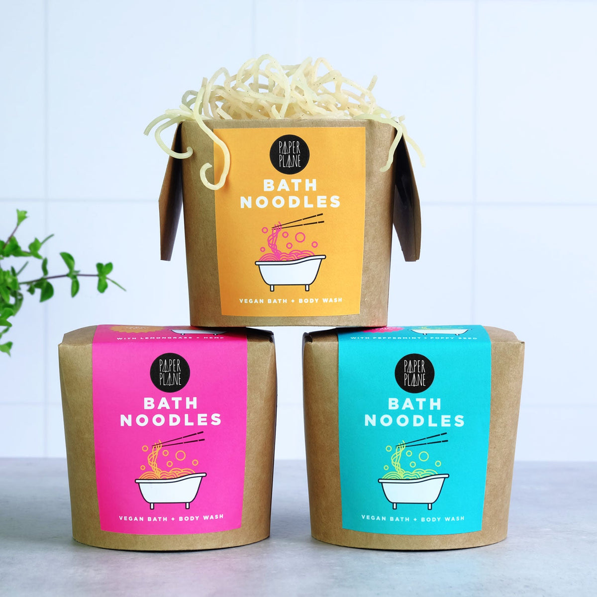 Bath Noodles - 100% natural and vegan body wash