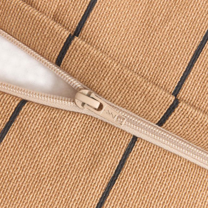 Nobodinoz Vibes armchair beanbag, premium lightweight cotton cover, stylish brown black grid design, cozy and trendy kids seating by Ella James at brixbailey.com