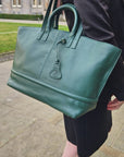 Victoria Oversize East West Tote Bag for Women - handmade by Saddler
