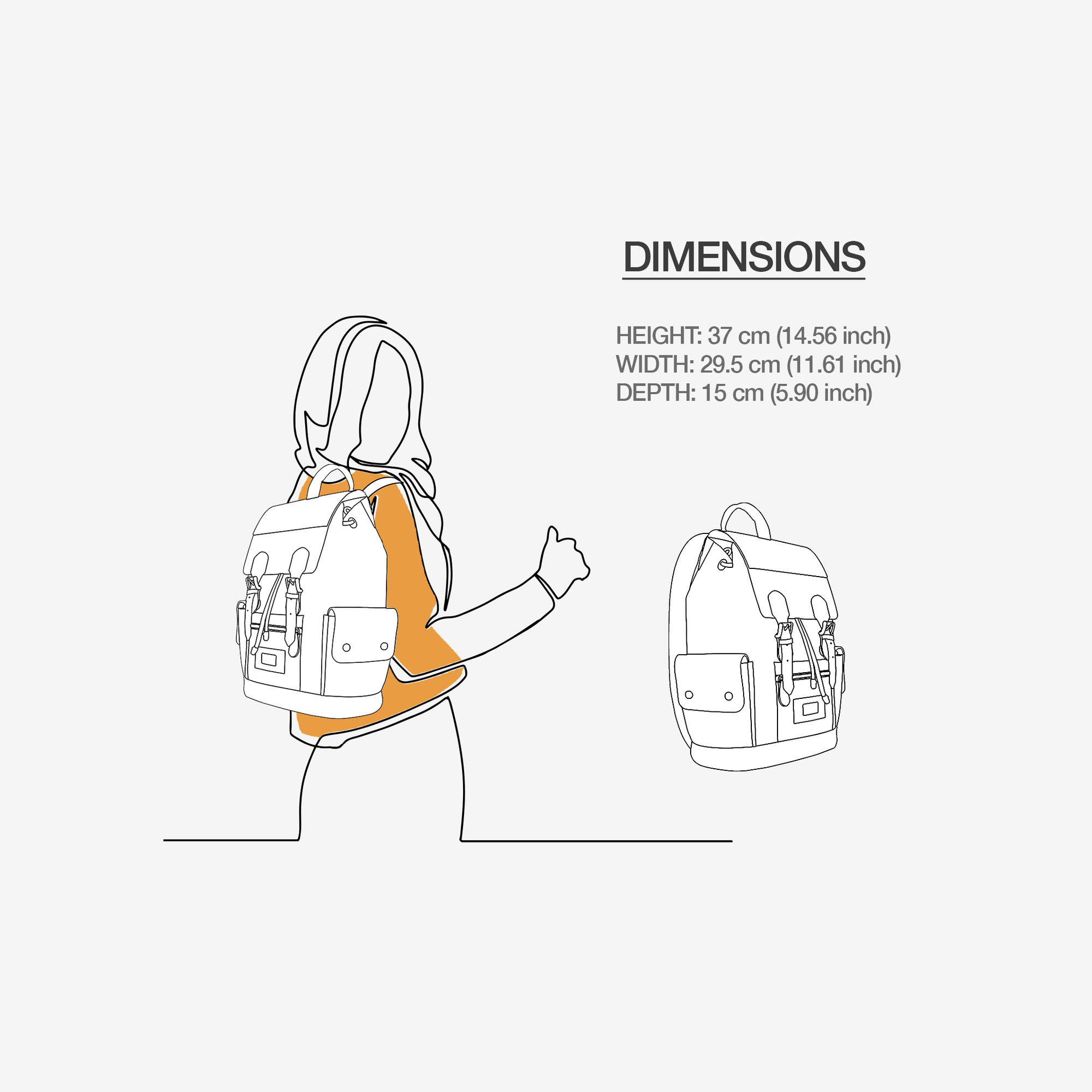 COUTURE Eco Backpack – Pink &amp; White Edition | BYMANYC ® New York-4