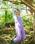 Violet Chunky Cord Dungarees