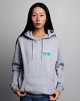Grey Heavy Cotton Hoodie with Hemulens Print