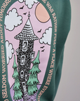 Organic Premium Green Hoodie with Moominhouse Print