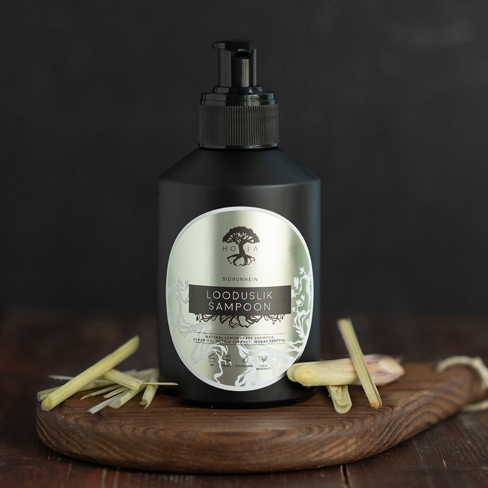 Lemongrass & Aloe Vera Organic Shampoo – Anti-Dandruff & Oil Control by HOIA at www.brixbailey.com