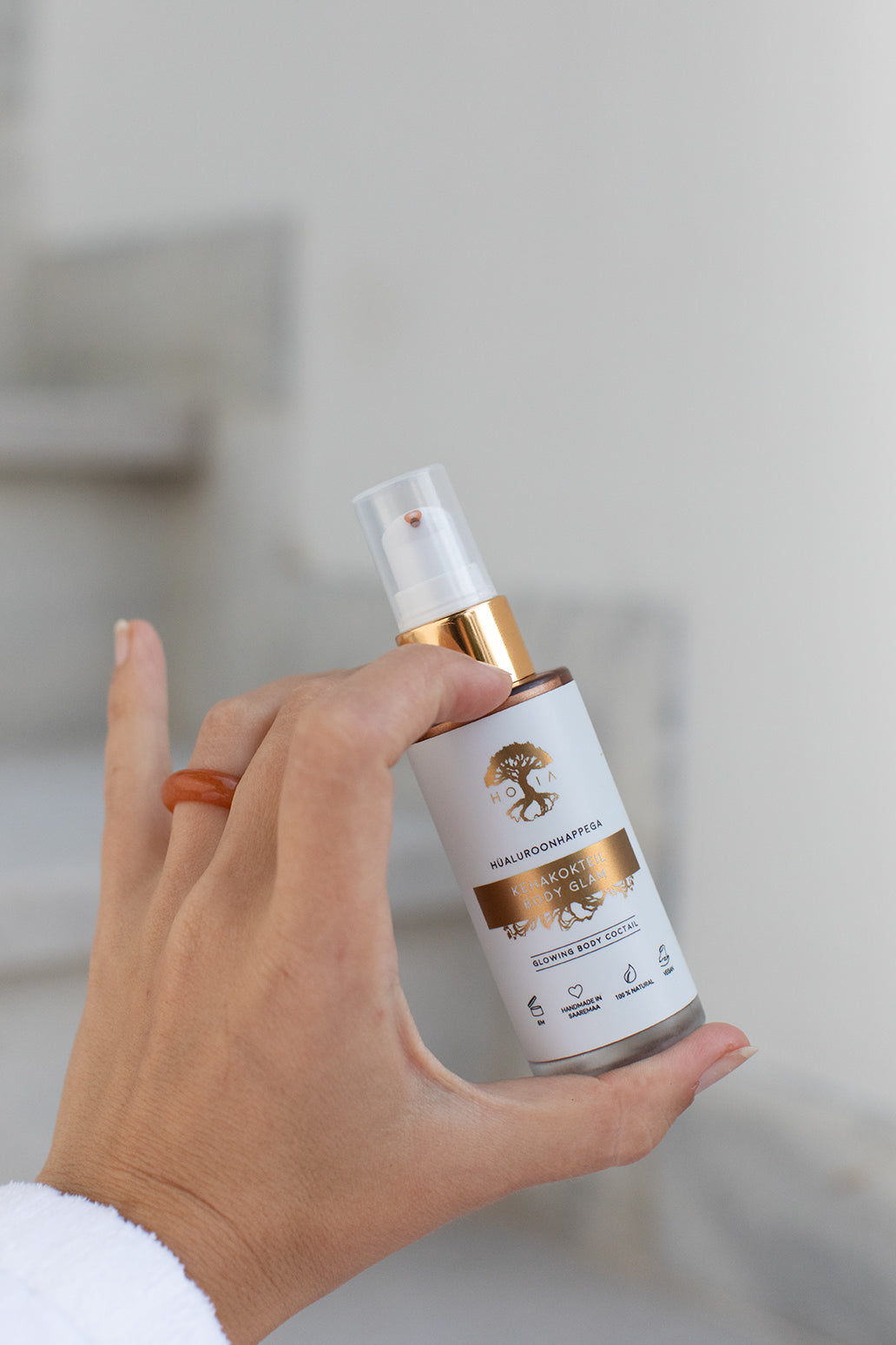 Embrace Radiance with Body Glam Hydrating Body Cocktail - Luxurious Skincare for a Natural Glow by HOIA at www.brixbailey.com