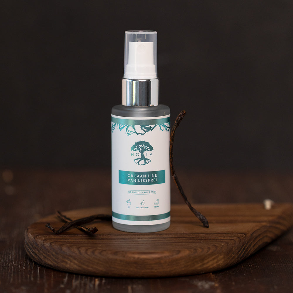 Enhance Your Beauty Routine with Organic Vanilla Mist - Luxurious & Natural Skin Care by HOIA at www.brixbailey.com