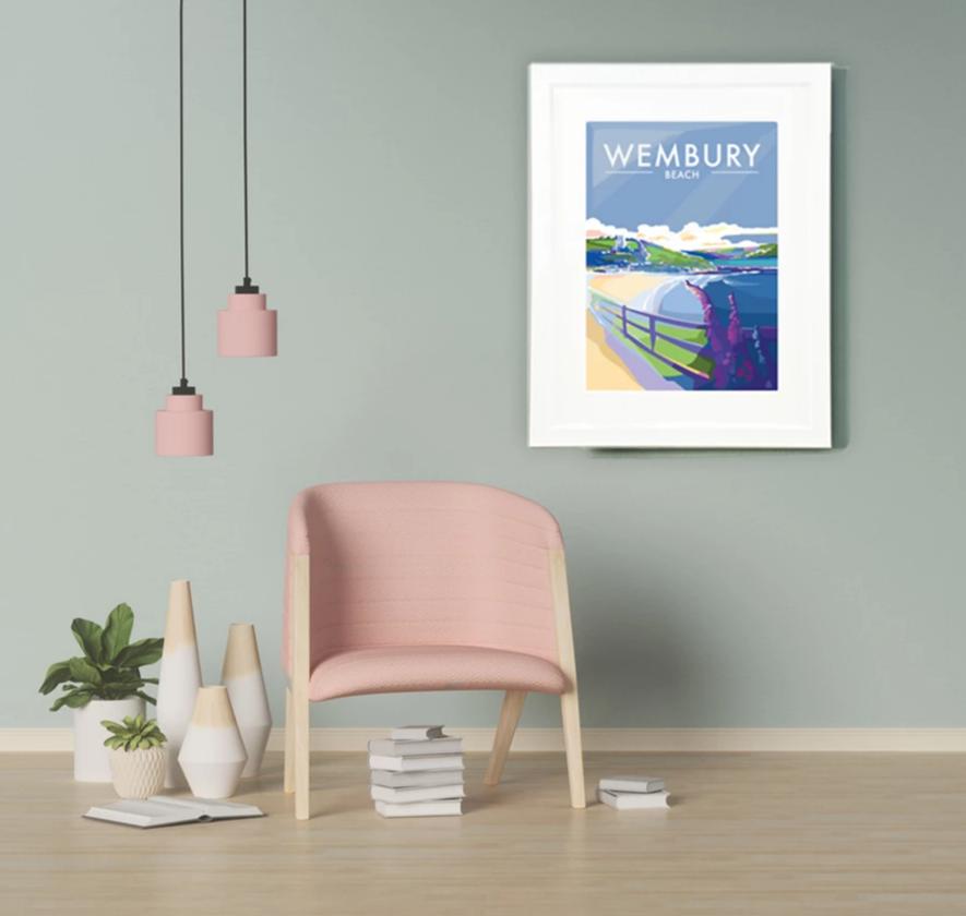 Wembury Beach Limited Edition A2 Print