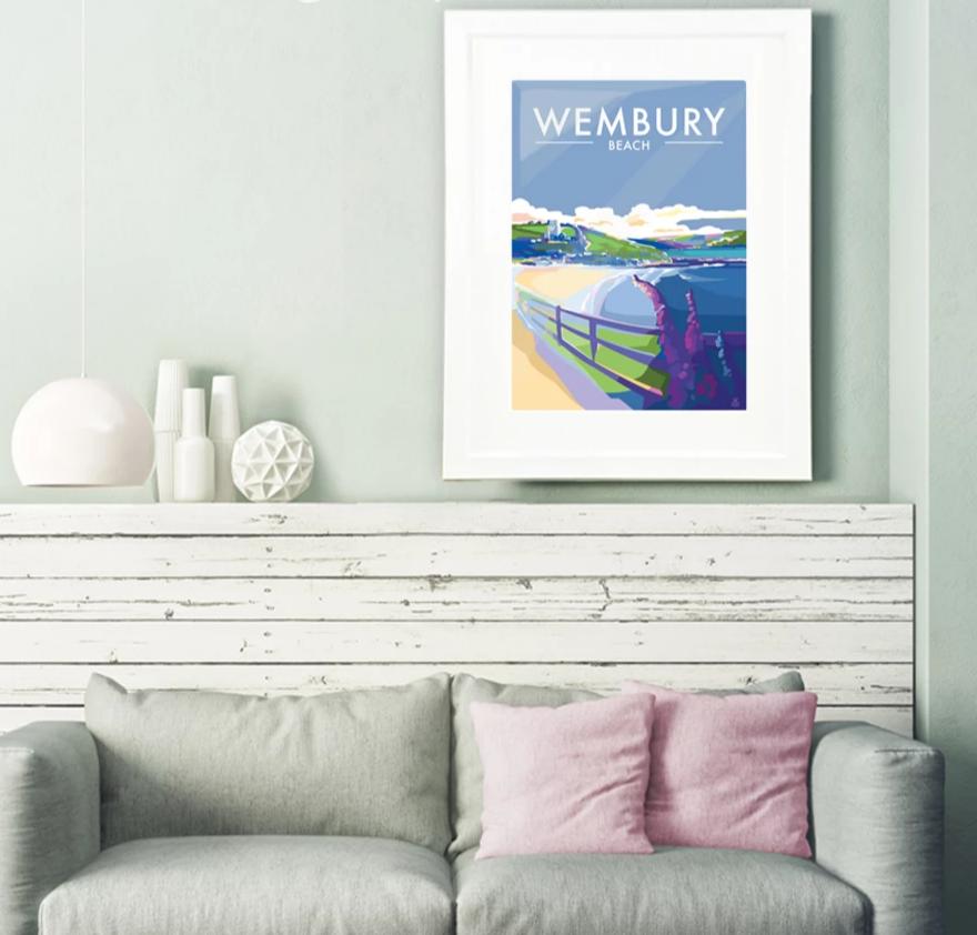 Wembury Beach Limited Edition A2 Print