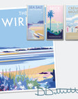 The Wirral Vintage Seaside Print
