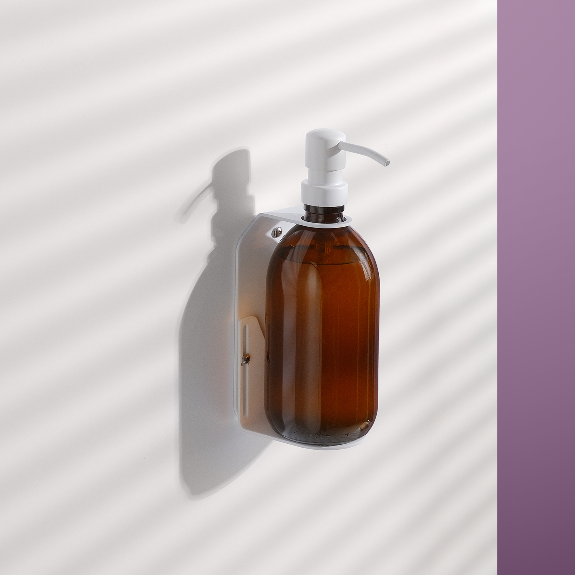 White Single  Wall Mounted Soap Dispenser-0