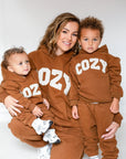 COZY Mini Tracksuit Brown Sets