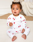 Cherry Bamboo & Organic Cotton Two-Piece Set Long Sleeve Pyjamas