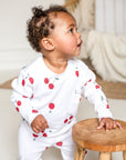 Cherry Bamboo & Organic Cotton Two-Piece Set Long Sleeve Pyjamas
