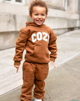 COZY Mini Tracksuit Brown Sets