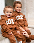 COZY Mini Tracksuit Brown Sets