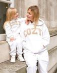 COZY Mini Tracksuit Off-White Set