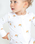 Ocean Bamboo Zip Sleepsuit One Piece
