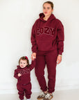 COZY Adult Tracksuit Burgundy Set