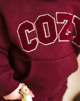 COZY Adult Tracksuit Burgundy Set