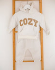 COZY Mini Tracksuit Off-White Set