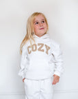 COZY Mini Tracksuit Off-White Set